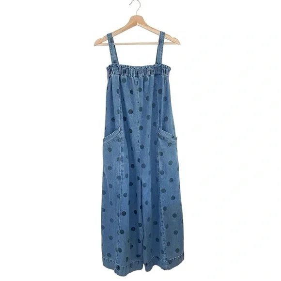 Anthropologie Porridge Chambray Polka Dot Wide Leg Jumpsuit Denim Light XS  is available for purchase on au PAY Market - Imported Goods Online Store  Co.Ltd. | au PAY Market - Online Shopping Site